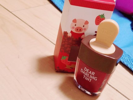 ディアダーリン ウォータージェルティント (アイスティント)/ETUDE/口紅を使ったクチコミ(1枚目)