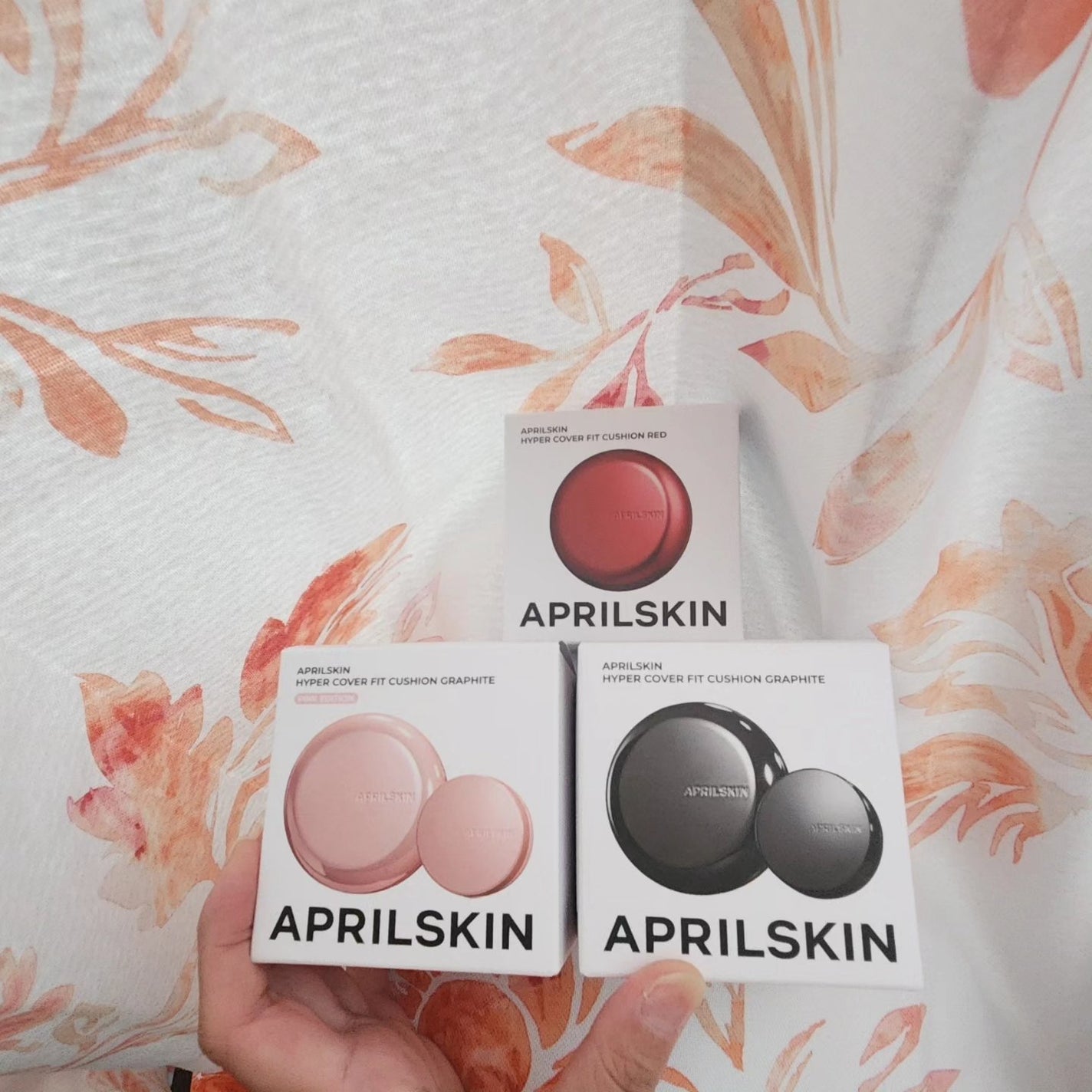 ハイパーカバーフィットクッション グラファイト/APRILSKIN/クッションファンデーションを使ったクチコミ(1枚目)