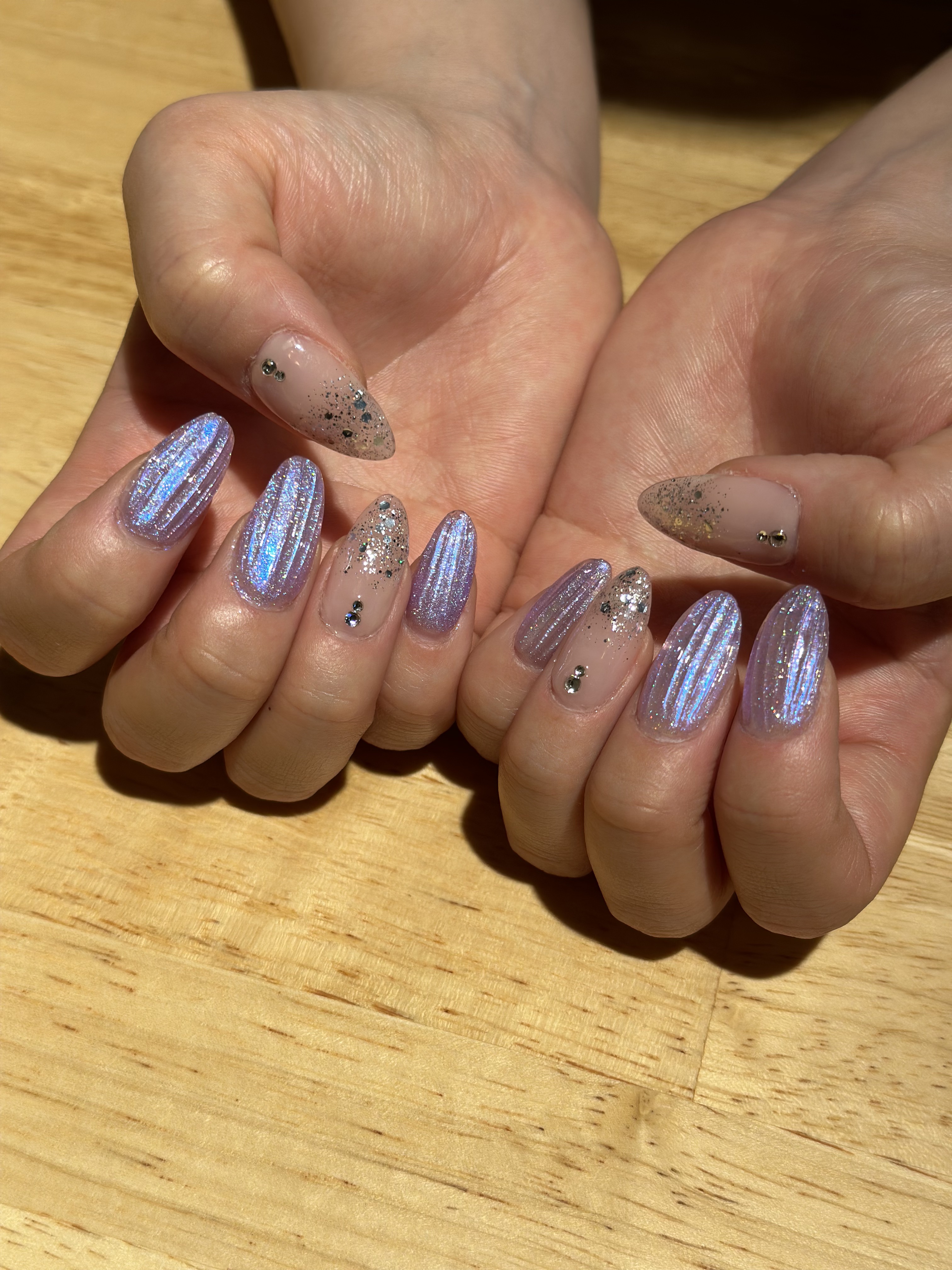 クレイジェル/セリア/ジェルネイルを使ったクチコミ（2枚目）