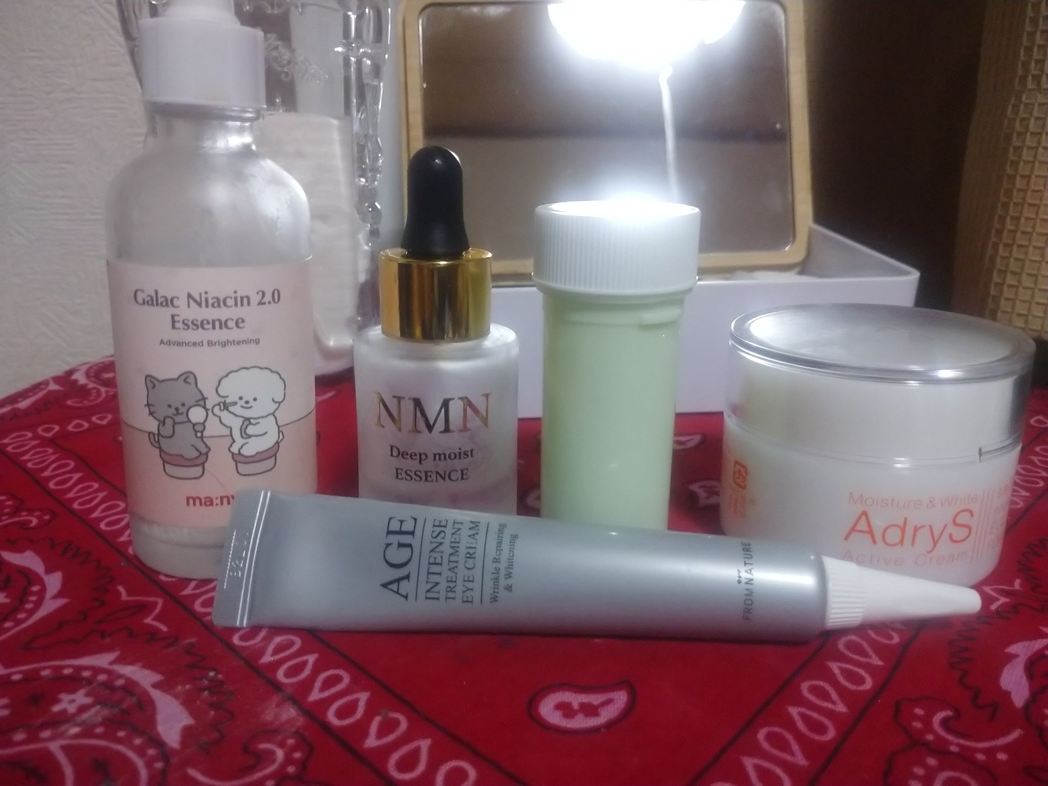 NMN 100 + CERAMIDE モイスト フェイスマスク/Make.iN/マッサージクリームを使ったクチコミ（3枚目）