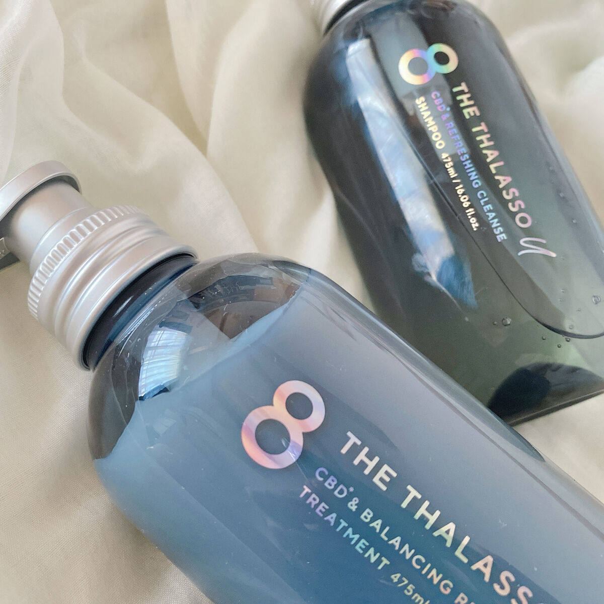 エイトザタラソ ユー CBD＆リフレッシング クレンズ 美容液シャンプー／CBD＆バランシング ダメージリペア 美容液ヘアトリートメント/エイトザタラソ/市販シャンプーを使ったクチコミ（1枚目）