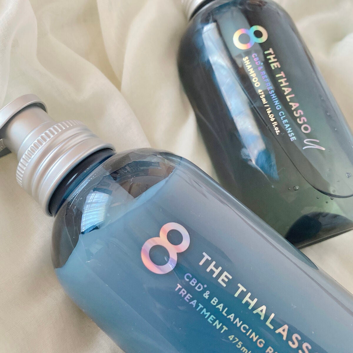 エイトザタラソ ユー CBD&リフレッシング クレンズ 美容液シャンプー/CBD&バランシング ダメージリペア 美容液ヘアトリートメント/エイトザタラソ/市販シャンプーを使ったクチコミ(1枚目)