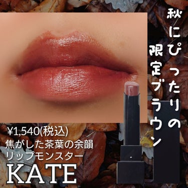 リップモンスター EX-1 焦がした茶葉の余韻(限定色) / KATE(ケイト) | LIPS