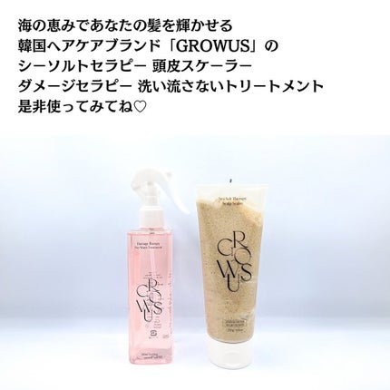 シーソルトセラピースカルプスケーラー/GROWUS/ヘッドスクラブを使ったクチコミ(8枚目)