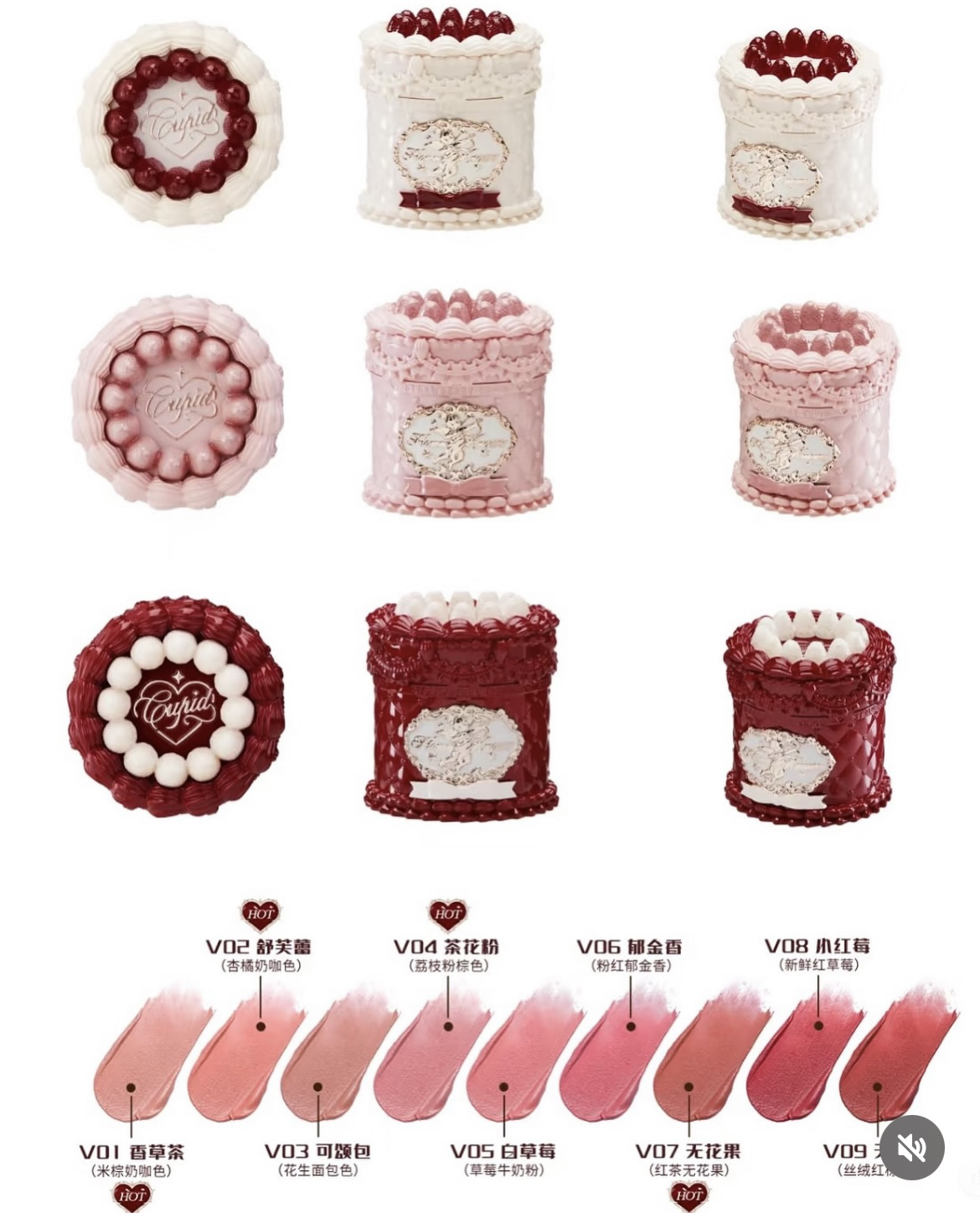 ストロベリーキューピッドコレクション ケーキリップクリーム/FlowerKnows/口紅を使ったクチコミ（1枚目）