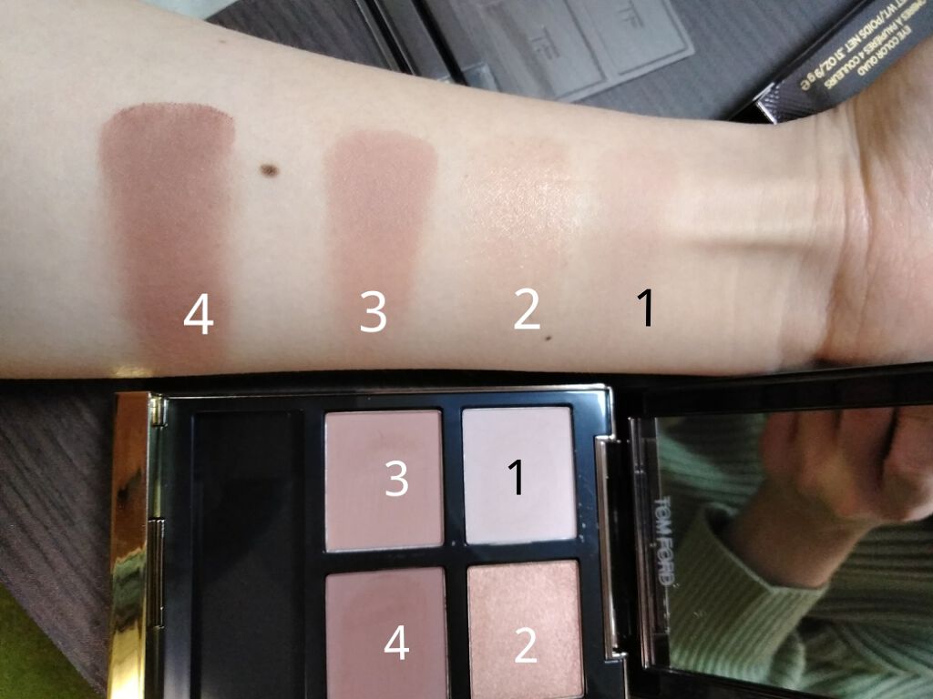アイ カラー クォード/TOM FORD BEAUTY/アイシャドウパレットを使ったクチコミ(2枚目)