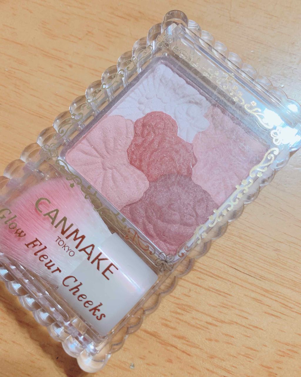 グロウフルールチークス/キャンメイク/パウダーチークを使ったクチコミ（1枚目）
