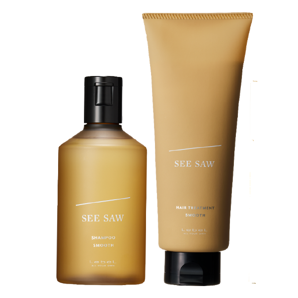 SEE/SAW ヘア&スキャルプシャンプー/ヘアトリートメントスムース LebeL
