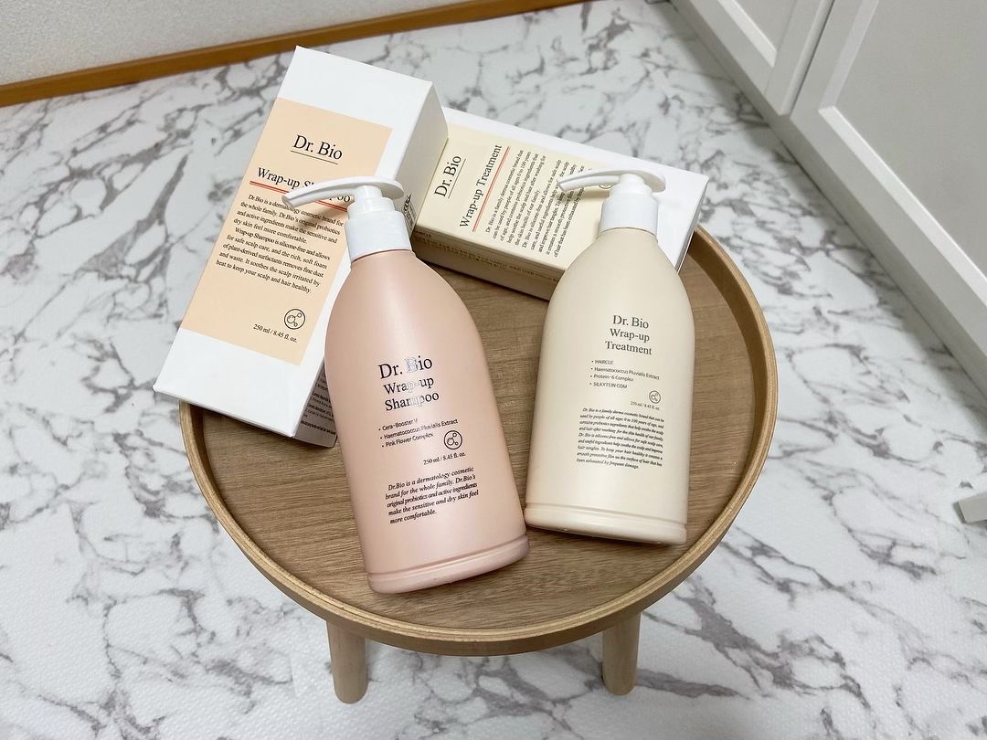 ラップアップシャンプー/トリートメント トリートメント750ml/Dr.Bio/市販シャンプーを使ったクチコミ（1枚目）