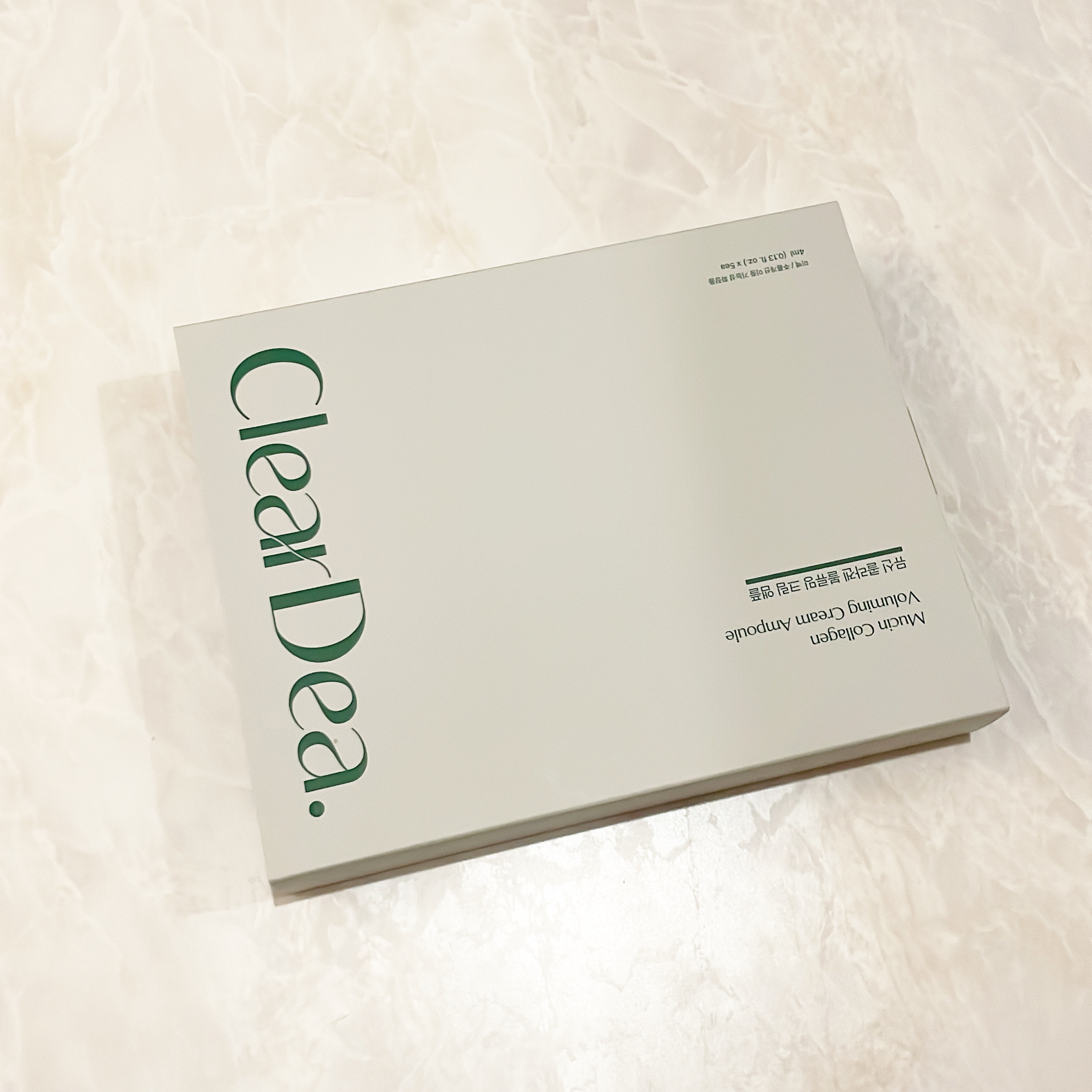 ミューシンコラーゲンボリューミングクリームアンプル/ClearDea./美容液を使ったクチコミ（2枚目）