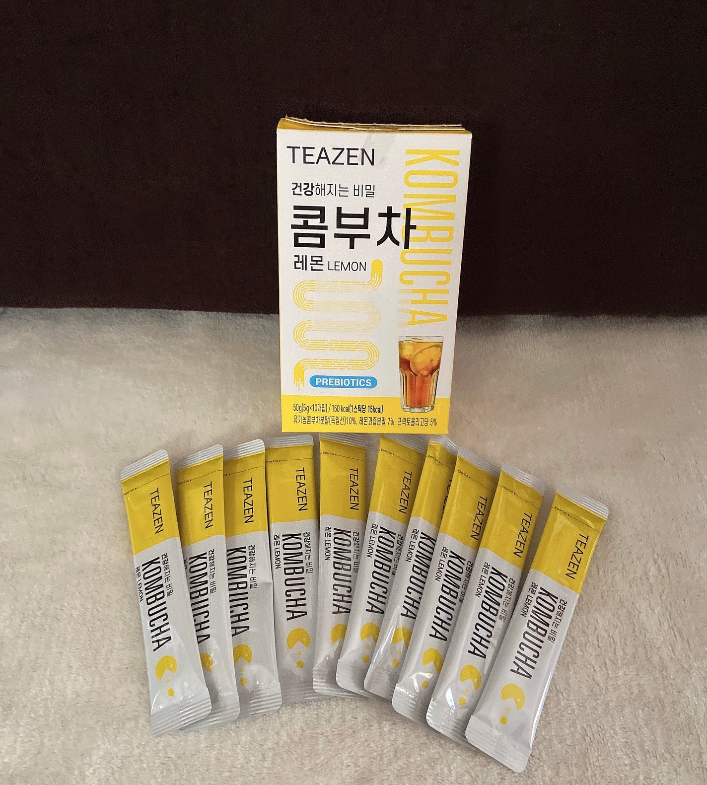 min on LIPS 「韓国のコンブチャ💛私は基本酸っぱ目なものはあまり、飲まないので..」(1枚目)