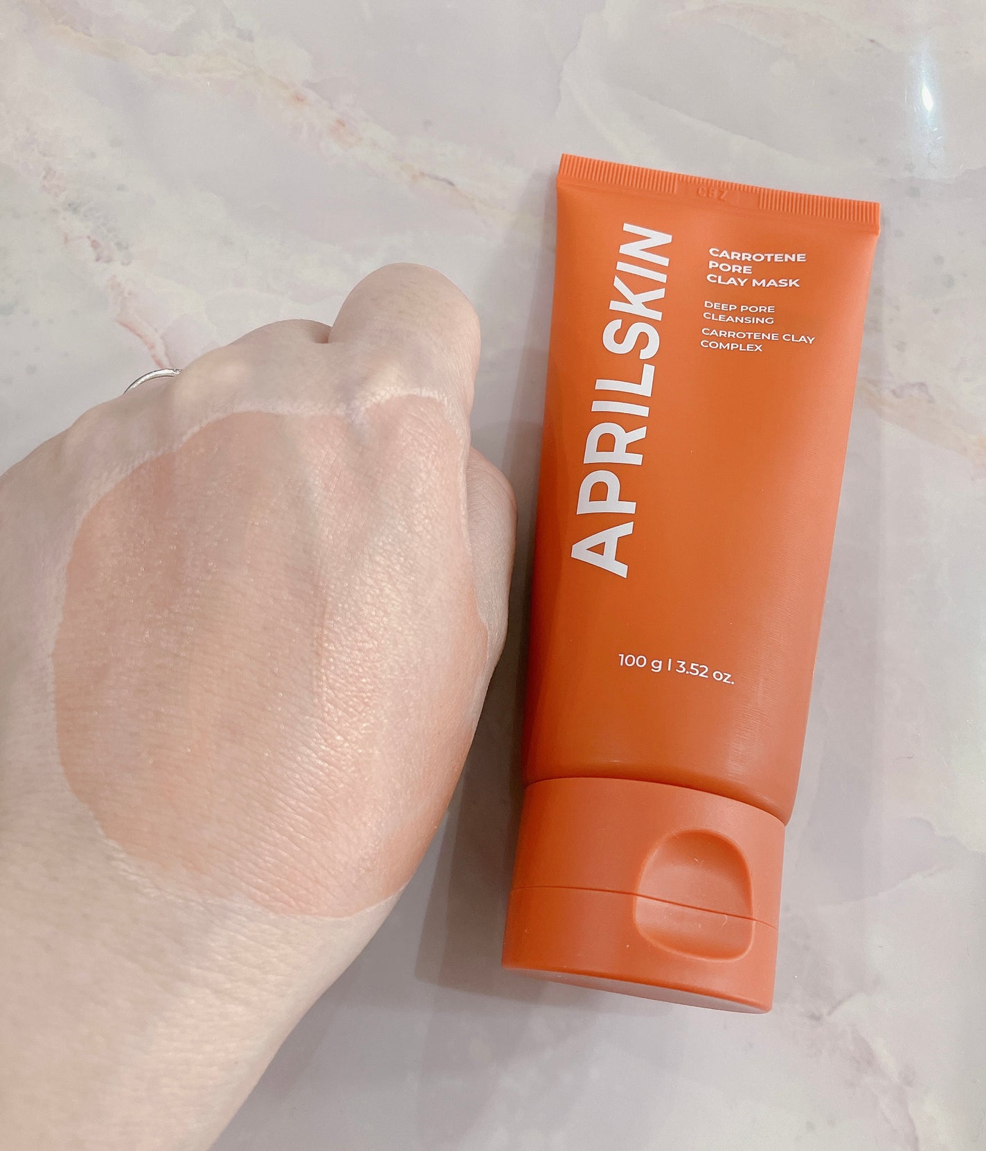 カロテン毛穴レスクレイパック/APRILSKIN/洗い流すパック・マスクを使ったクチコミ(2枚目)