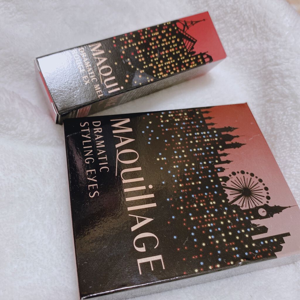 ドラマティックルージュEX オーロライルミネーションカラー 40 パリスダークレッド/マキアージュ/口紅を使ったクチコミ（1枚目）