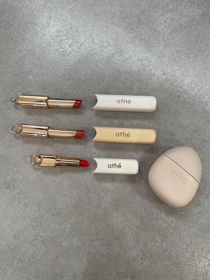 ikuchan on LIPS 「愛用中のathéリップが可愛いぃ❤️🔥韓国コスメでヴィーガ..」(1枚目)