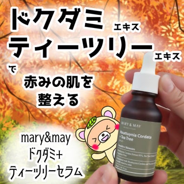 Houttuynia Cordata + Tea Tree Serum/MARY&MAY/洗顔フォームを使ったクチコミ（1枚目）