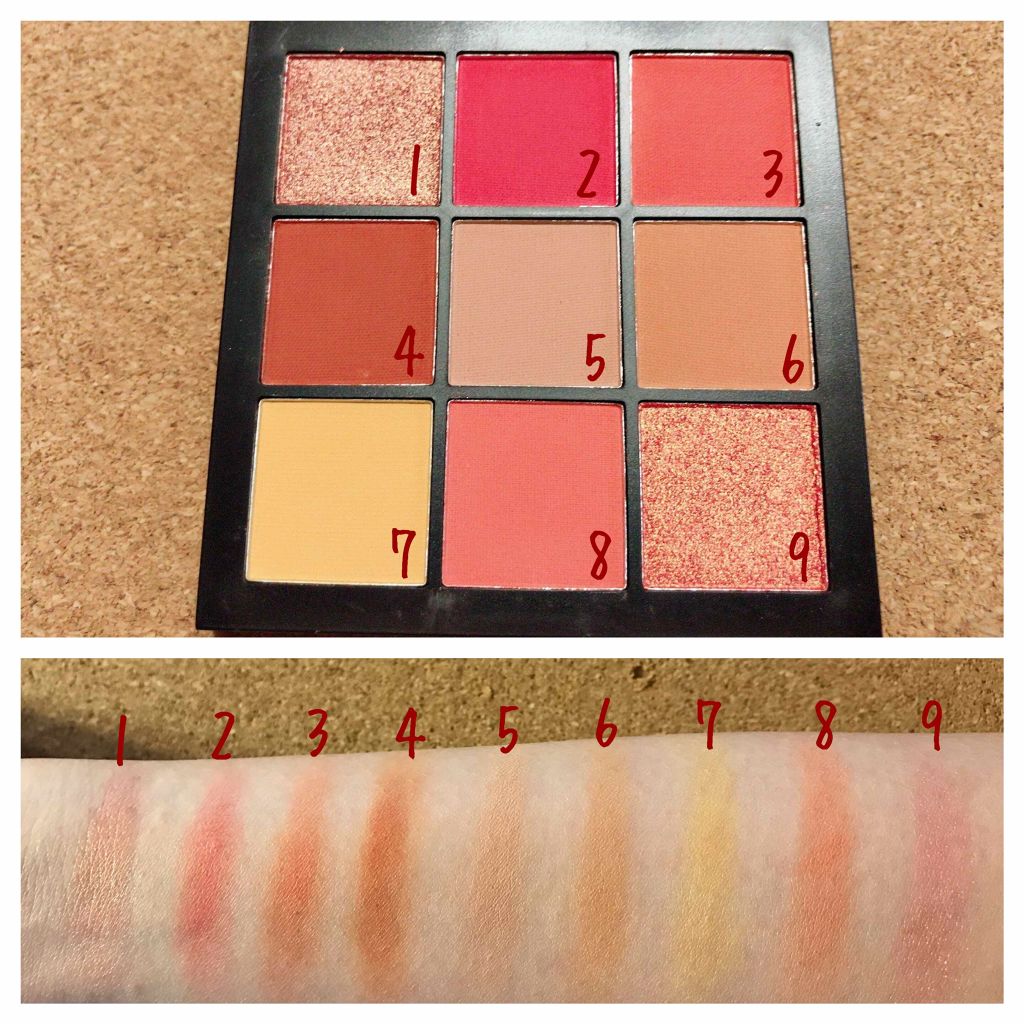 Obsessions Eyeshadow Palette/Huda Beauty/アイシャドウパレットを使ったクチコミ（2枚目）