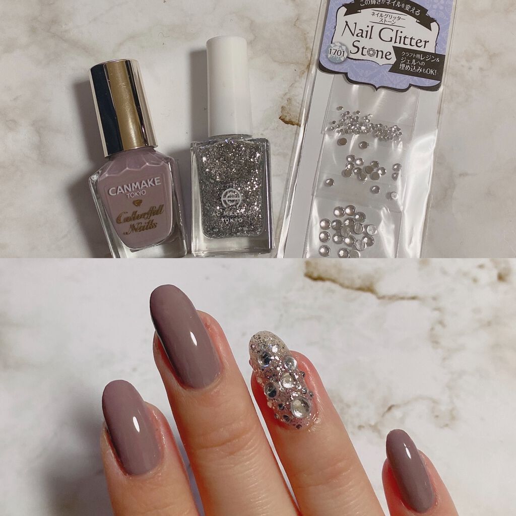 ネイルグリッターストーン/キャンドゥ/ネイルチップ・パーツを使ったクチコミ（2枚目）