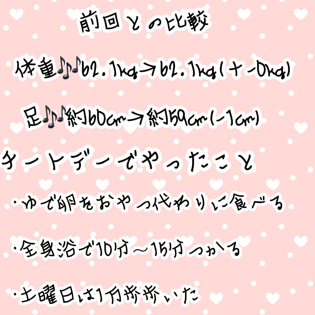 ありあ on LIPS 「おデブ女子、チートデー明けの測定はいかに…!?こんにちは!あり..」(3枚目)