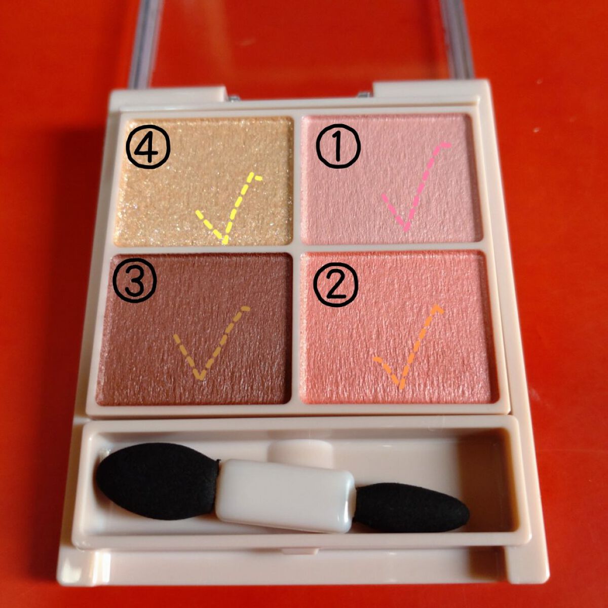 シルキースフレアイズ（マットタイプ）/キャンメイク/アイシャドウパレットを使ったクチコミ（2枚目）