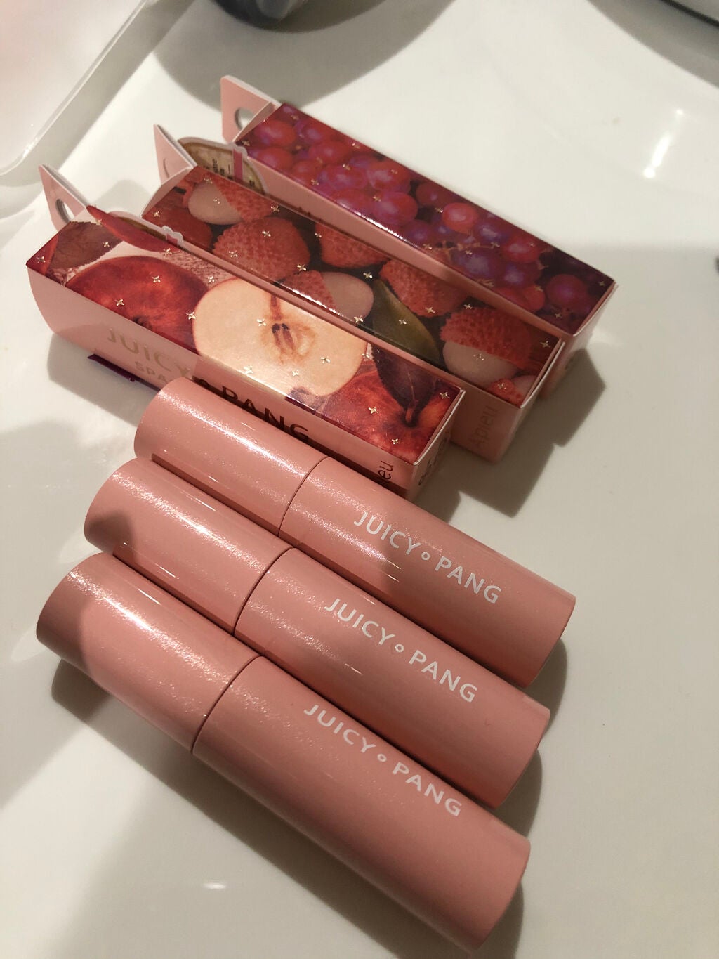 アピュー ジューシーパン スパークリングティント/A’pieu/口紅を使ったクチコミ(1枚目)