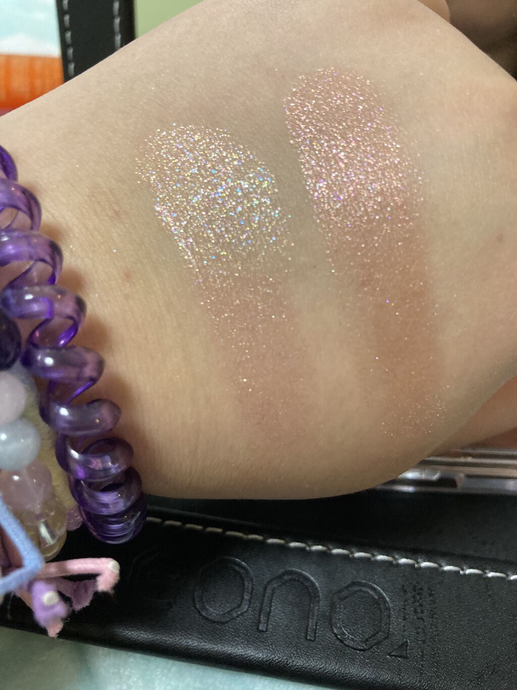 グリッタースノー エアームースアイズパレット フローズン/ETUDE/アイシャドウパレットを使ったクチコミ（2枚目）