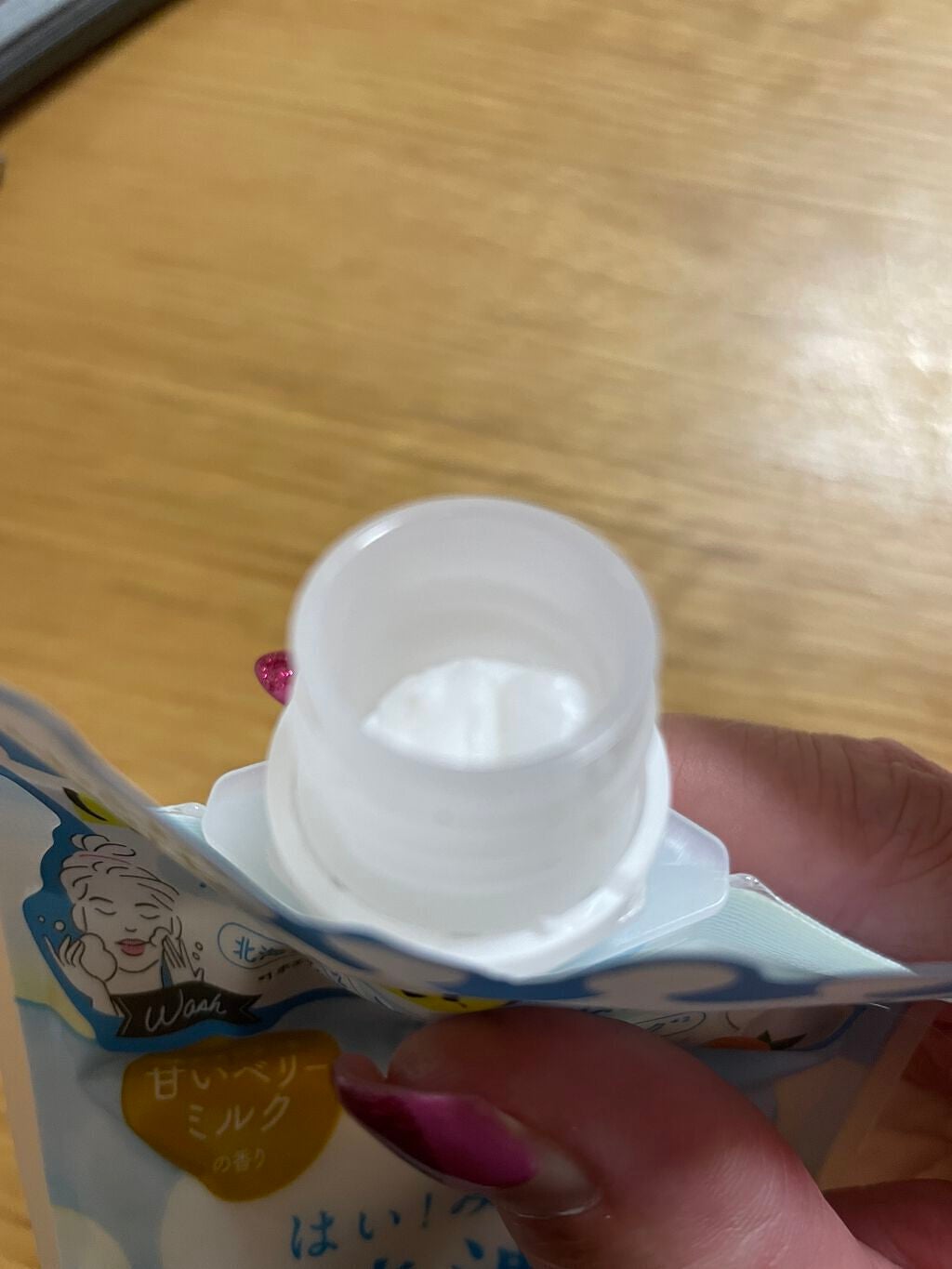 はい!みるく特濃 クリームウォッシュ/ロゼット/洗顔フォームを使ったクチコミ(3枚目)