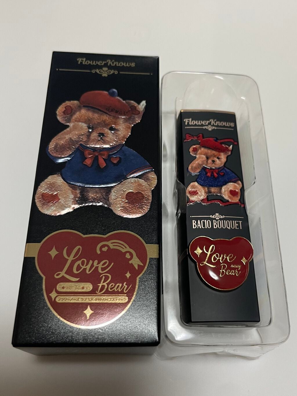 Love Bear マットリップスティック/FlowerKnows/口紅を使ったクチコミ(3枚目)