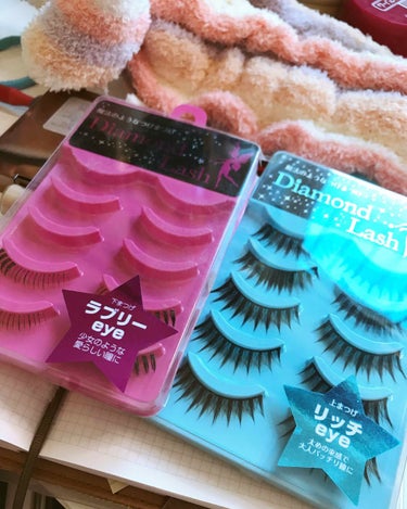 Diamond Lash ダイヤモンドラッシュ ボリュームシリーズのクチコミ「ダイヤモンドラッシュ 
ボリュームシリーズ リッチeye
(上まつげ)
DL51587

ラブ.....」（2枚目）