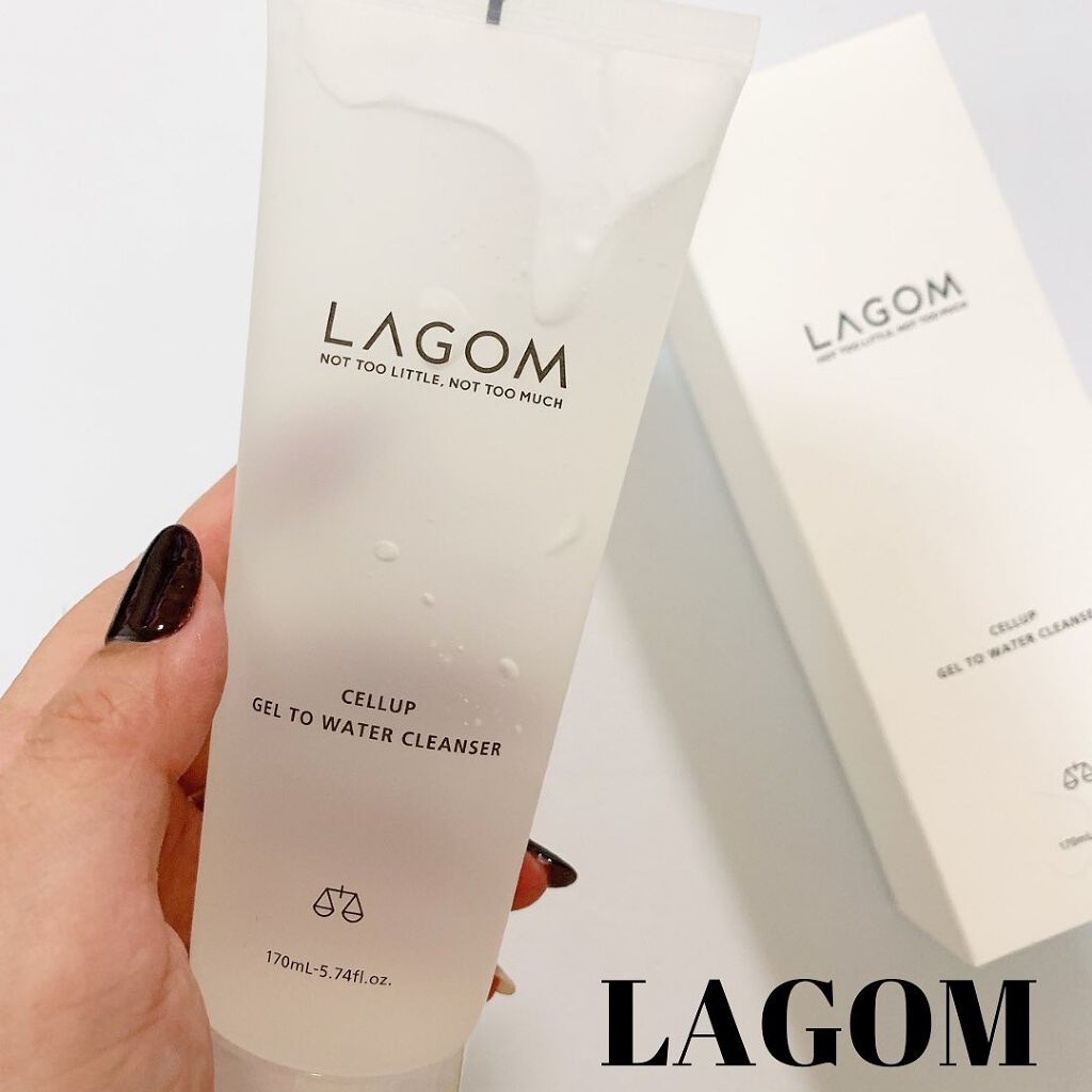 ラゴム ジェルトゥウォーター クレンザー(朝用洗顔)/LAGOM /その他洗顔料を使ったクチコミ(1枚目)