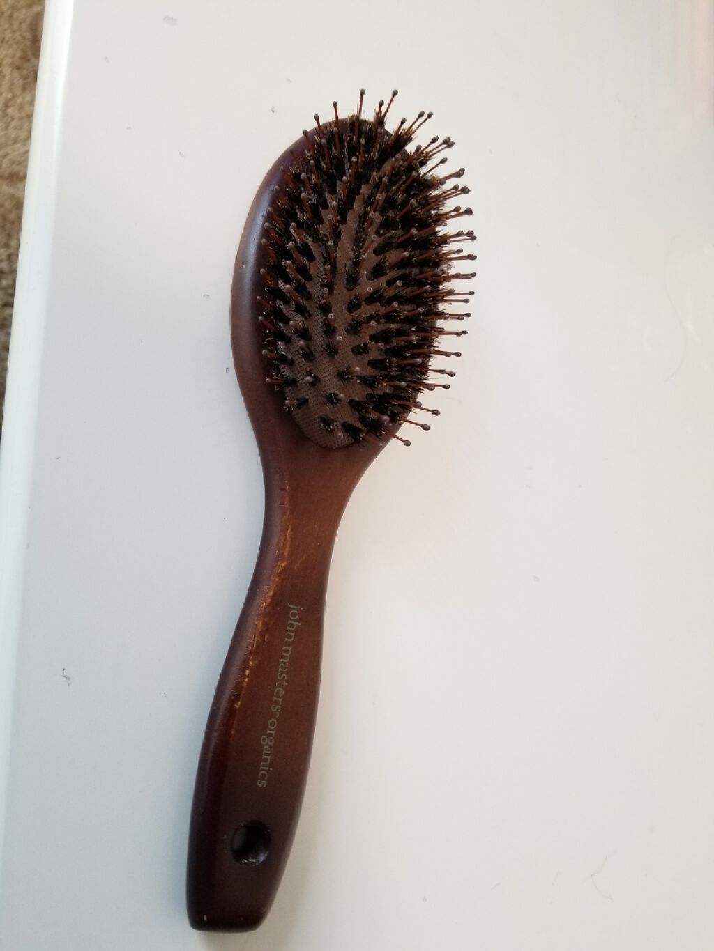 コンボパドルブラシ/john masters organics/ヘアブラシを使ったクチコミ（1枚目）