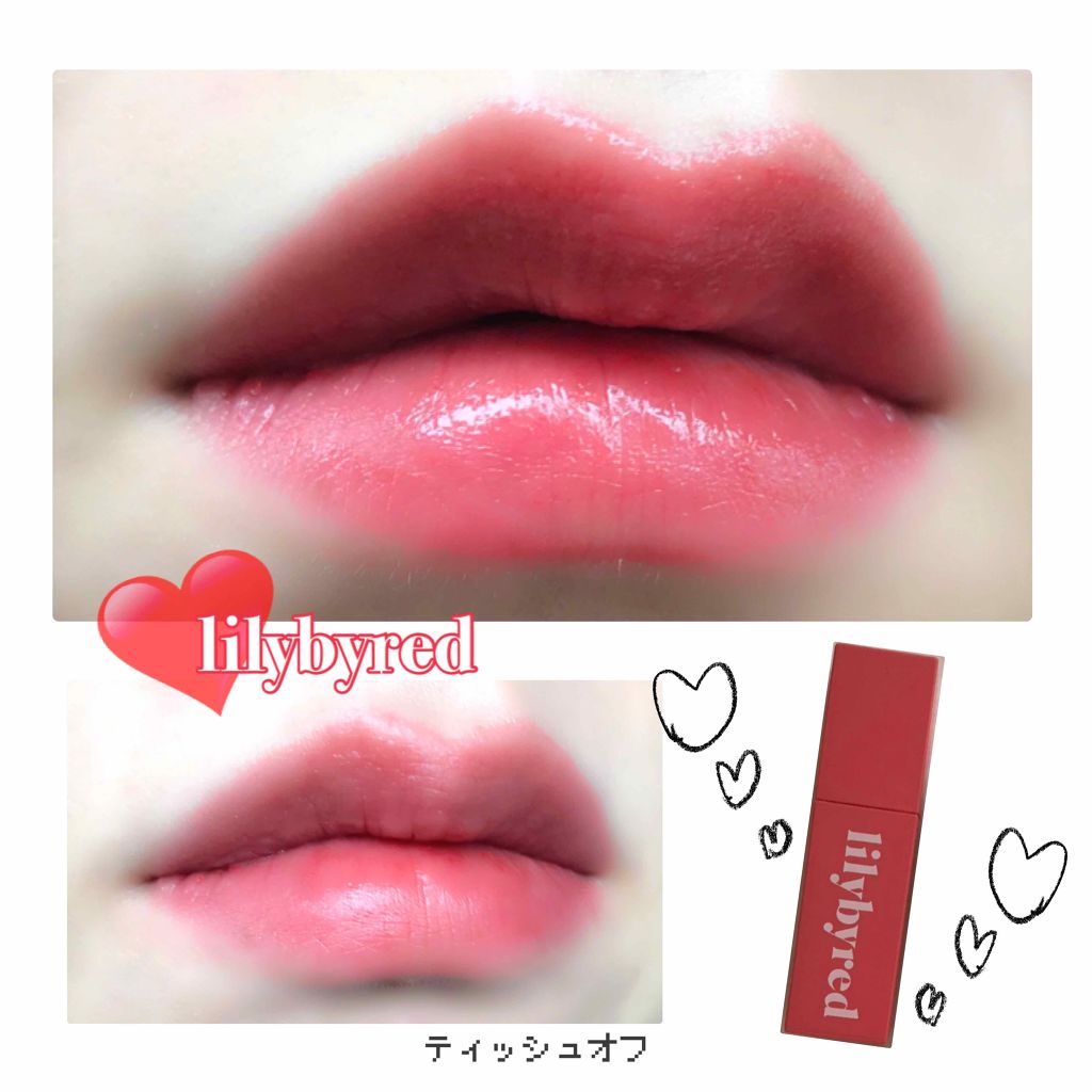 ブラッディライアー コーティングティント/lilybyred/リップティントを使ったクチコミ（1枚目）