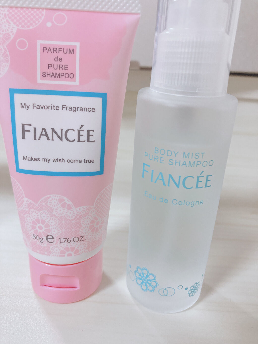 ボディミスト ピュアシャンプーの香り【パッケージリニューアル】/フィアンセ/香水(レディース)を使ったクチコミ（2枚目）