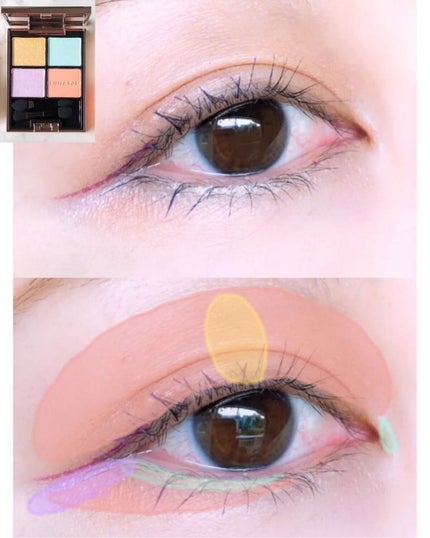 アイカラーレーション/LUNASOL/アイシャドウパレットを使ったクチコミ(6枚目)