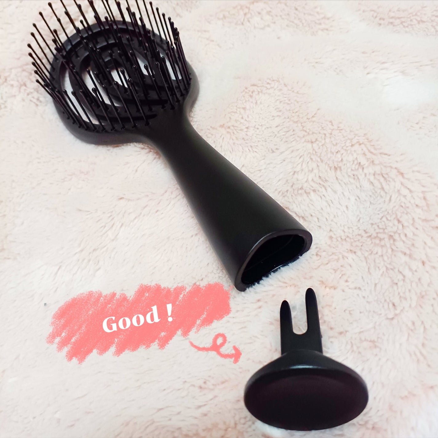 乾きやすいブローブラシ/DAISO/ヘアブラシを使ったクチコミ(2枚目)