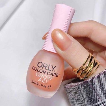 ORLY カラーケア グローエードのクチコミ「ORLY カラーケア GLOW AID(グローエード）

ケラチンやタンパク質、コラーゲンが配.....」（2枚目）