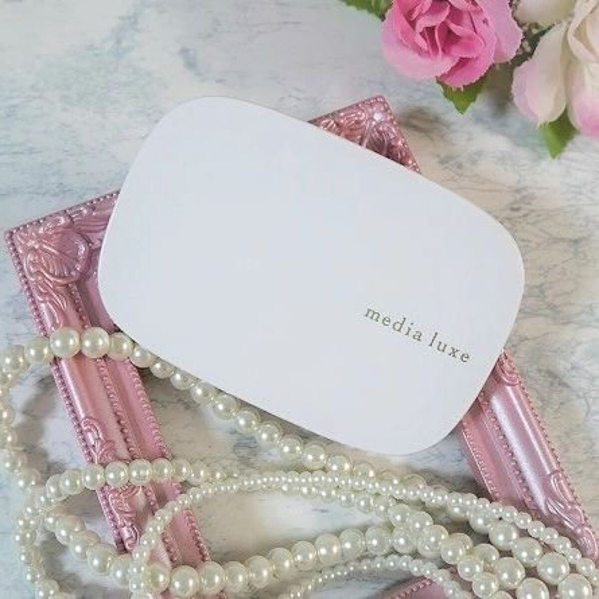 パウダーファンデーション/media luxe/パウダーファンデーションを使ったクチコミ（2枚目）