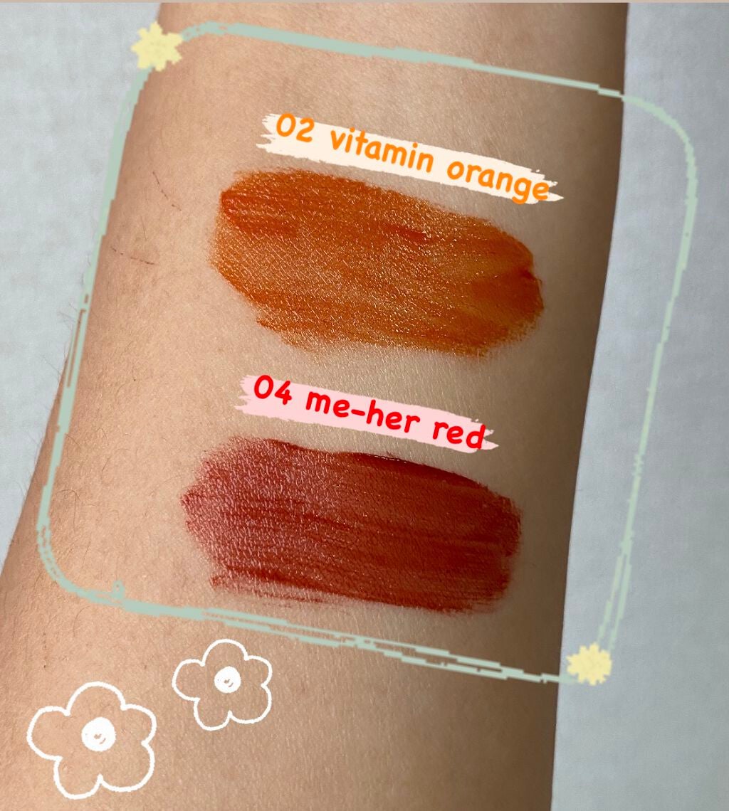 カラーフォーミーリップティント/myroink/リップティントを使ったクチコミ(2枚目)