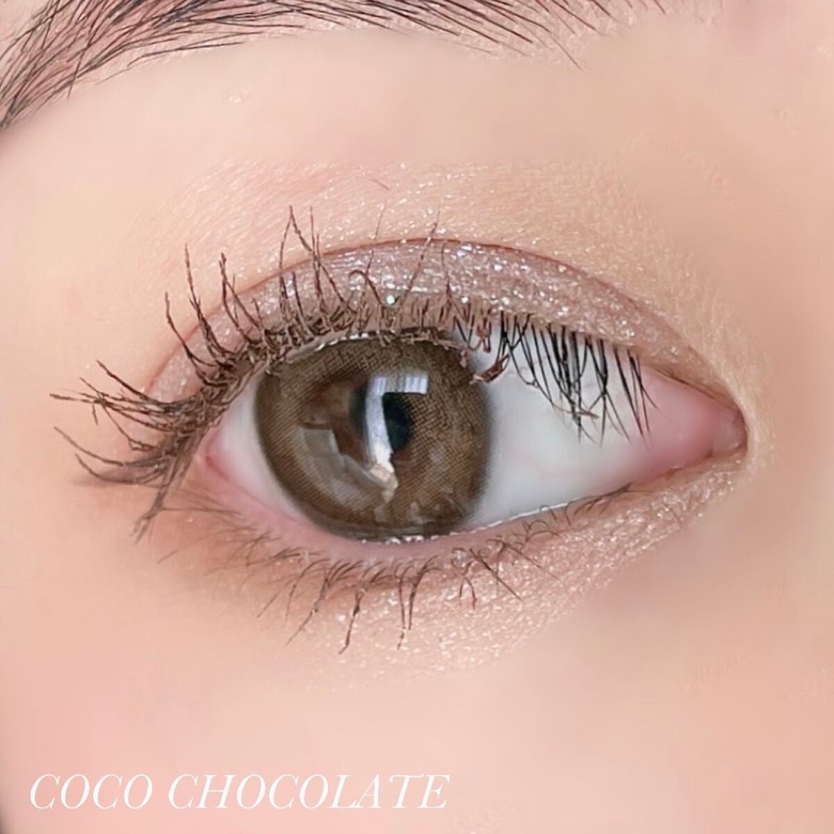 さくら on LIPS 「チョコレートのデザインで甘かわパケに入ったカラコン🍫sisse..」(3枚目)