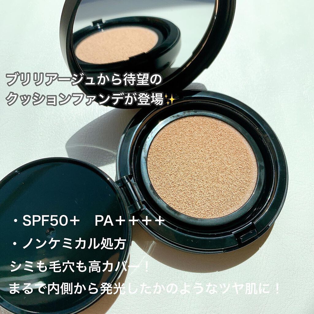 クリエイターズ ロングウェア UV クッション/ブリリアージュ/クッションファンデーションを使ったクチコミ(2枚目)