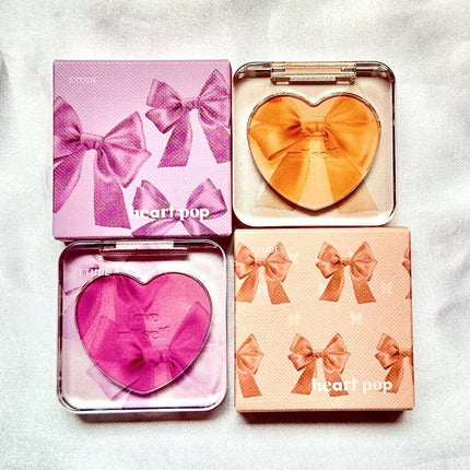 ハートポップブラッシャー/ETUDE/パウダーチークを使ったクチコミ(9枚目)