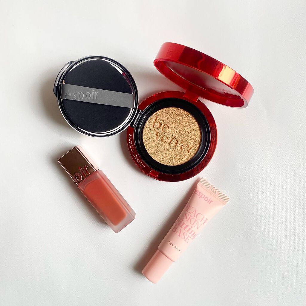 クチュールリップティントベルベット/espoir/リップティントを使ったクチコミ（2枚目）