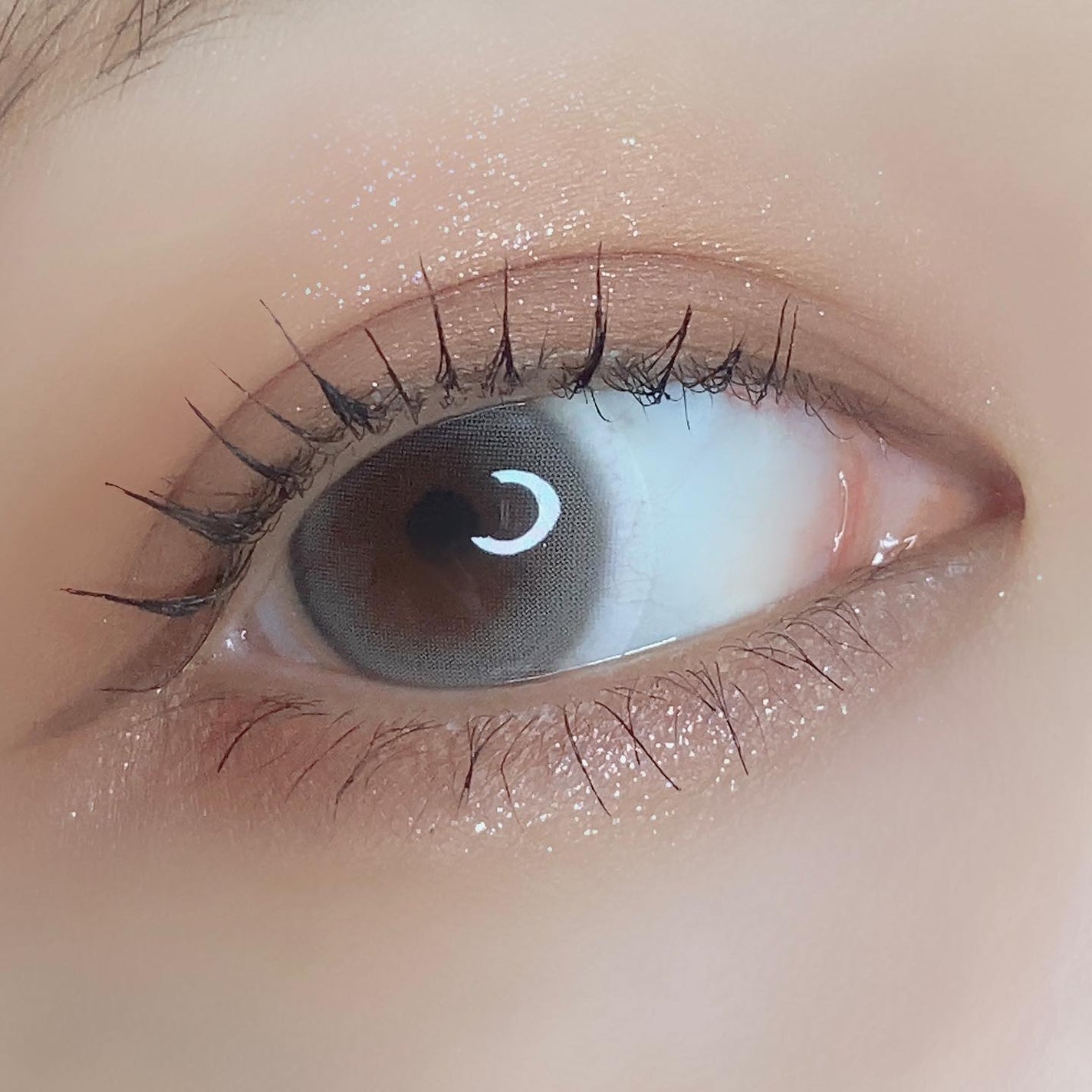 Dewy Kristin Monthly - ブラウン/Hapa kristin/カラーコンタクトレンズを使ったクチコミ(4枚目)