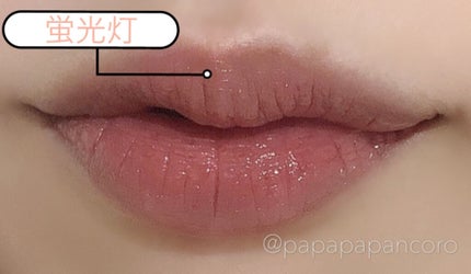 ルージュ ピュールクチュール ヴェルニ ウォーターグロウ/YVES SAINT LAURENT BEAUTE/口紅を使ったクチコミ(3枚目)