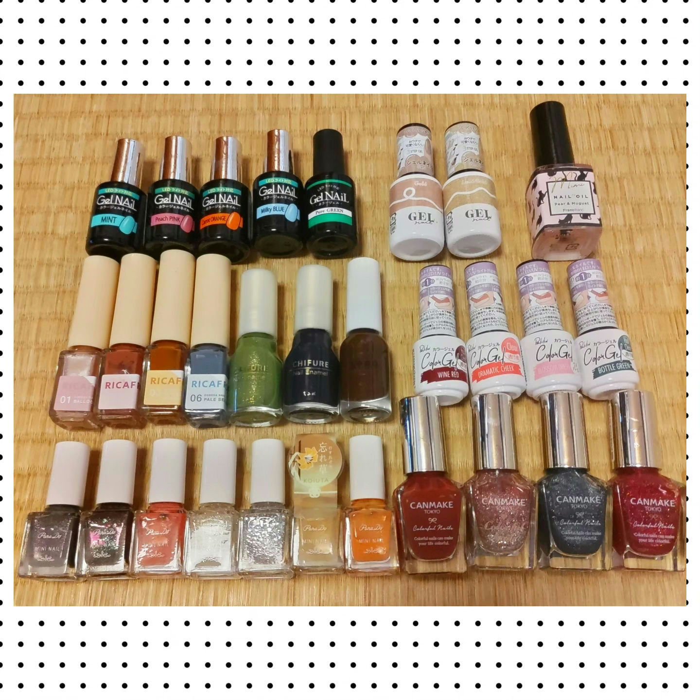 カラフルネイルズ/キャンメイク/マニキュアを使ったクチコミ（1枚目）