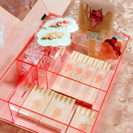 リップスティックアイスクリームティント/COLORKEY/口紅を使ったクチコミ(5枚目)