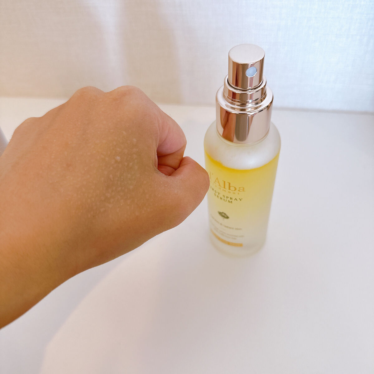 ダルバ ホワイトトリュフファーストスプレーセラム/ダルバ/ミスト状化粧水を使ったクチコミ（3枚目）