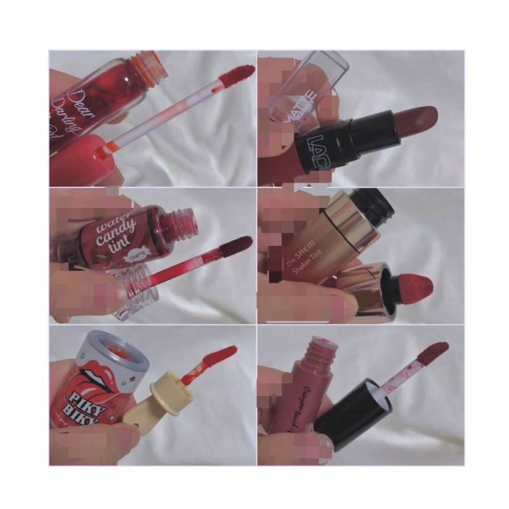 ピキビキ アートポップ エナメル ティント/TONYMOLY/リップティントを使ったクチコミ（3枚目）