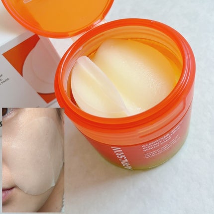 カロテンIPMP(TM) ブレミッシュカーミングセラムパッド/APRILSKIN/トナーパッドを使ったクチコミ(3枚目)