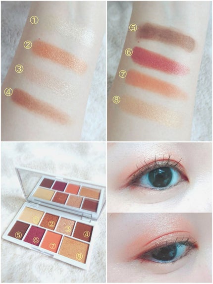 アイラブチョコレート/MAKEUP REVOLUTION/アイシャドウパレットを使ったクチコミ(2枚目)