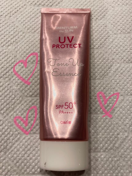 メンタームザサン トーンアップUVエッセンス/メンターム/日焼け止めローションを使ったクチコミ(1枚目)